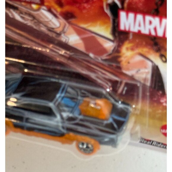 Hot Wheels Ghost Rider Dodge Charger Pop Culture Real Riders 2021 MOC - Picture 4 of 4